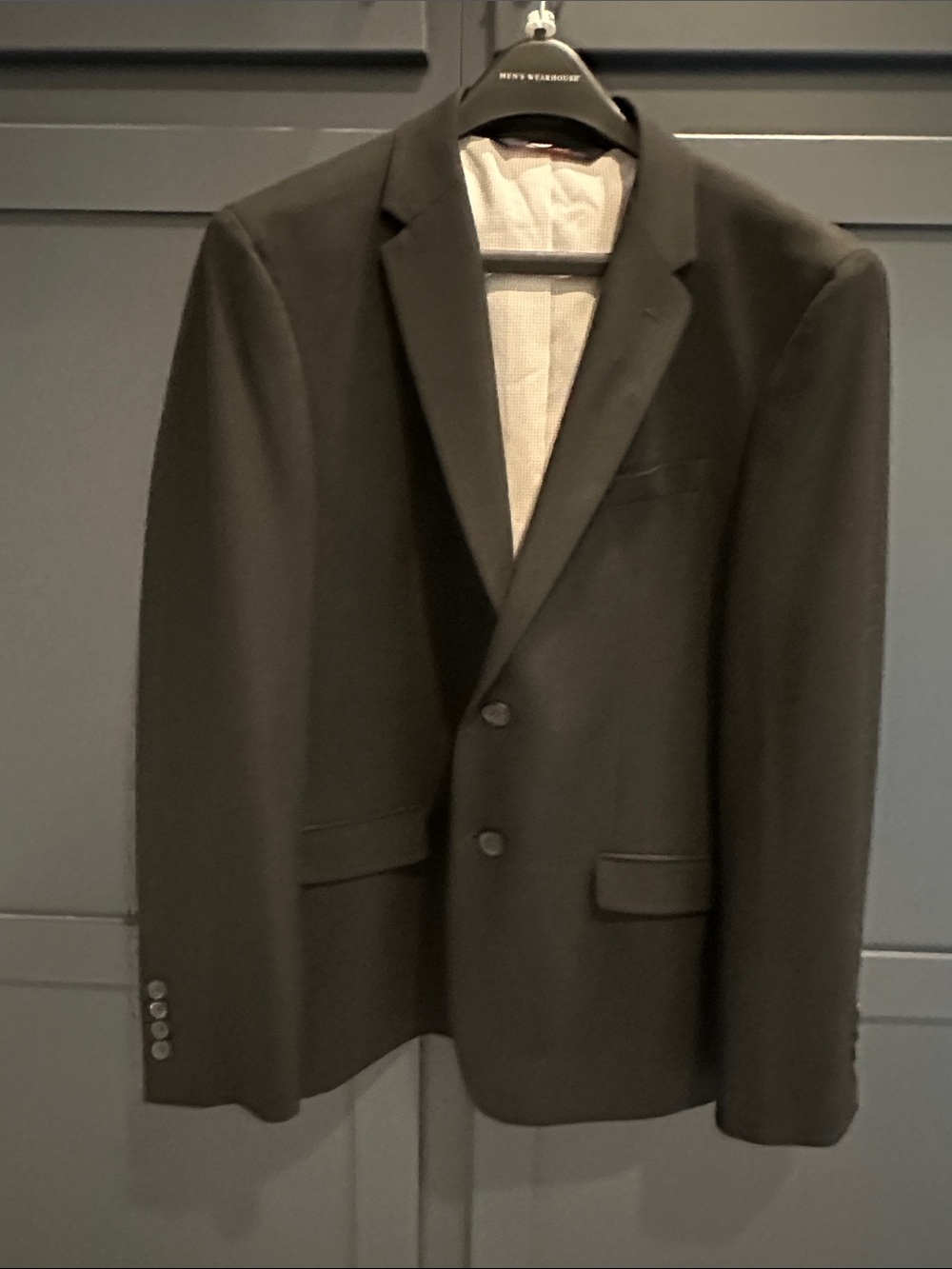 Egara Men's Black Two-Button Sport Coat